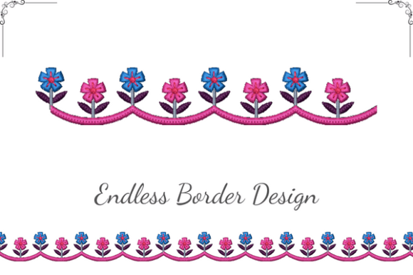 Cute Floral Border Review