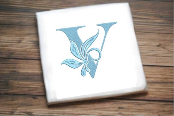 Elegant Floral Alphabet Letter V Review