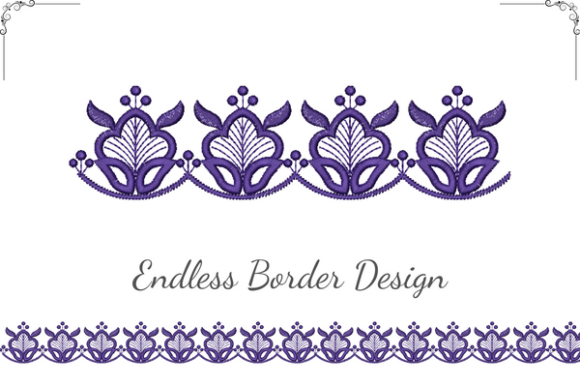 Elegant Floral Border Review for Boutique Apparel