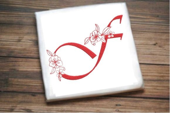 F Floral Monogram Letter Review