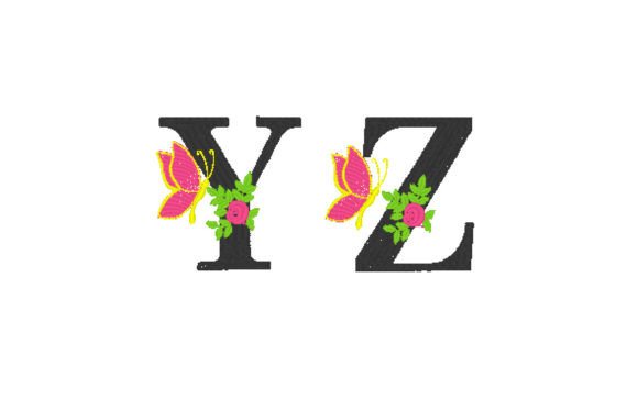 Floral Alphabet Embroidery Design Review