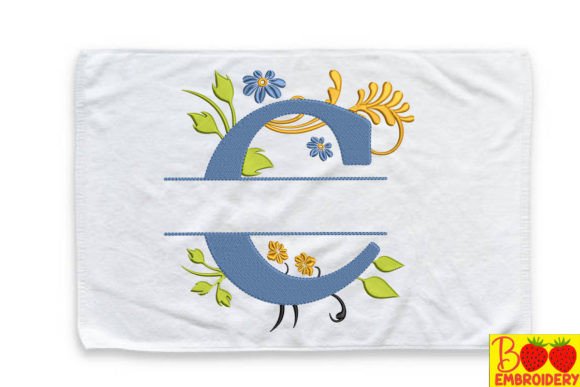 Floral Letter C Embroidery Review