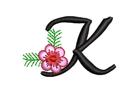Floral Letter K Embroidery Review