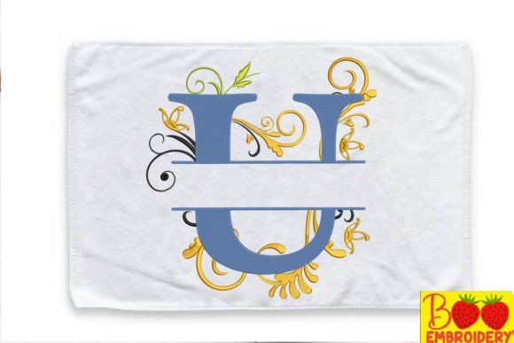 Floral Letter U Embroidery Review