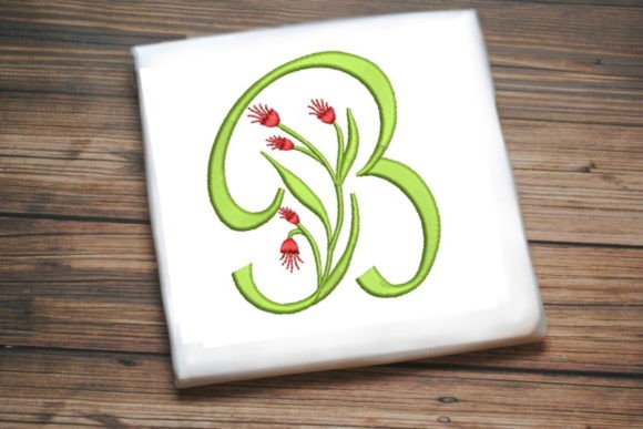 Floral Monogram Letter B Review