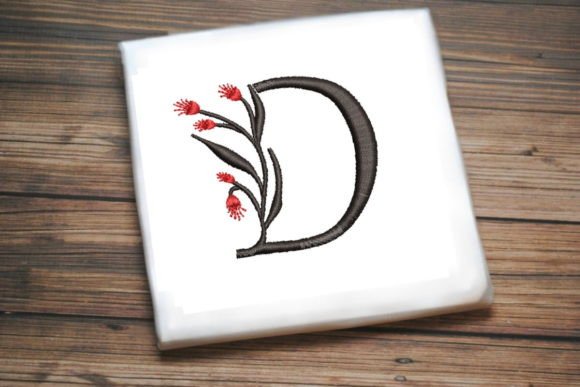 Floral Monogram Letter D: A Designer’s Review for Craft Fairs