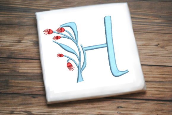 Floral Monogram Letter H Review