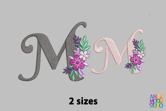 Letter M Floral Monogram Review