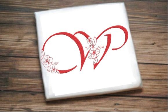 W Floral Monogram Letter Review